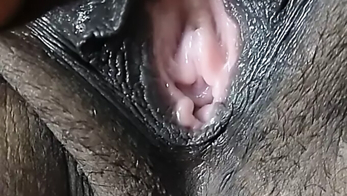 Closeup Of My Wife'S Dark Nipples And Tight Pussy