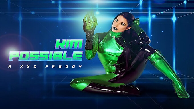 Reality Pov Cosplay-Video Mit Teenager In Catsuit Alex Coal Als Shego