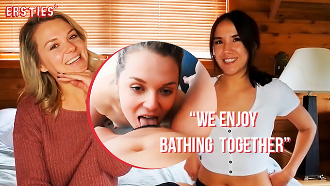 Canadian Girls Indulge In Lesbian Shower Play In Hd Video