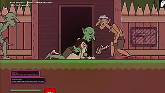 Goblin Arrapati Dominano Una Sopravvissuta Nuda In Un Gioco Hentai