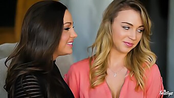 Abigail Mac És Zoey Taylor Leszbikus Örömpartija Cali Sparks-Szal