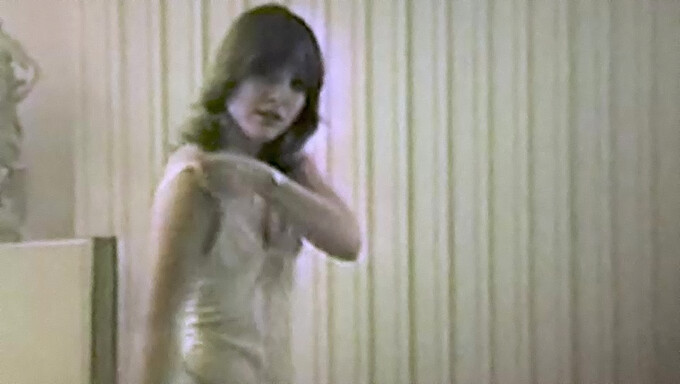 Vintage American Beauty Seduces With Sensual Dance And Revealing Striptease