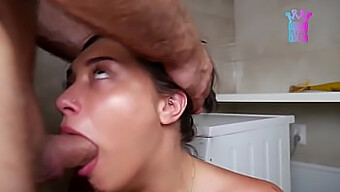 European Beauty Gets Rough Anal And Facial From Big Cock Stud