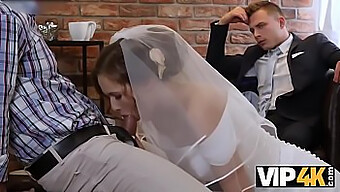 A Wealthy Man Offers Money To Have Sex With A Stunning Young Woman On Her Wedding Day, Leading To A Wild Cuckold Encounter