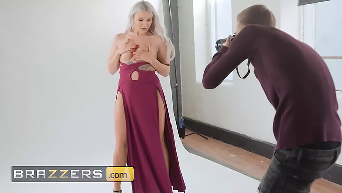 Blonde Bombshell Lana Rose'S Nude Shoot Heats Up With Unexpected Oral Sex And Handjob